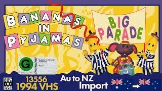 Bananas in Pyjamas Big Parade ABCV14476  1994 VHS  AU to NZ Import [upl. by Kaela506]