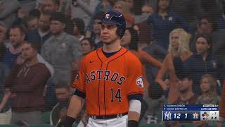 MLB The Show 24 yankees vs astros opening day 2024 i win 133 [upl. by Nortyad50]