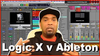 Ableton vs Logic Pro X  Screen Layouts [upl. by Bolanger570]