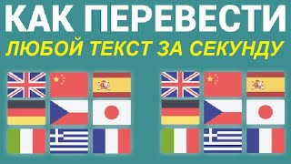 Переводим любой текст или сайт на 130 языках за секунду и бесплатно [upl. by Farro]