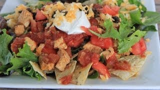 Chicken Taco Salad  Easy Dinner Idea [upl. by Hardej]