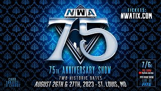 NWA 75 Night 1 PreShow [upl. by Noiztneb]