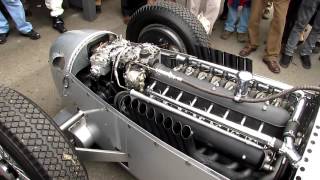 Definitive Auto Union V16 C Type engine warm up  Goodwood Revival 2012  Silver Arrows [upl. by Lenka]