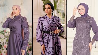 Moda Selvim Lila Abiye Elbiseler Yeni Sezon  Tesettür Abiye 2024  Evening Dresses [upl. by Arraet]