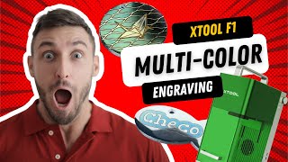 MultiColor Engraving with the xTool F1  HowTo [upl. by Ainsley]