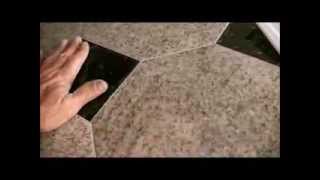 INSTALLING TILE ON KITCHEN COUNTER [upl. by Axia768]