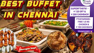 Copper Kitchen Buffet in Chennai🍴Best Buffet in Chennai 🍽 🍨 [upl. by Grigson716]