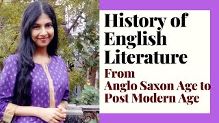 History of English Literature  All the Literary Ages explained [upl. by Nazus638]