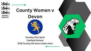 Dorset Women v Devon  ECB 50 over [upl. by Sparks]