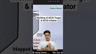 Working of iSCSI Target amp iSCSI Initiator I Nehra Classes shorts [upl. by Karp21]