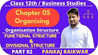 BST Ch 5 OrganisingPart 2 ORGANISATIONAL STRUCTURE Functional Structure amp Divisional Structure [upl. by Clement]