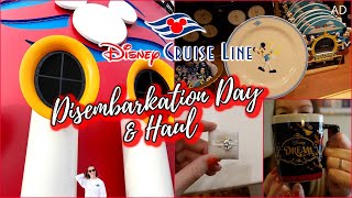 Disembarkation Day from the Disney Dream Disney Cruise Haul amp Come Shopping with Me aclaireytale AD [upl. by Gitt677]