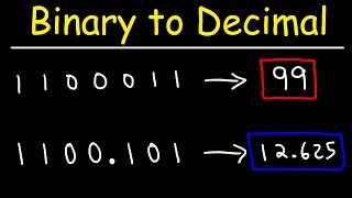 How To Convert Binary To Decimal  Computer Science [upl. by Ume690]