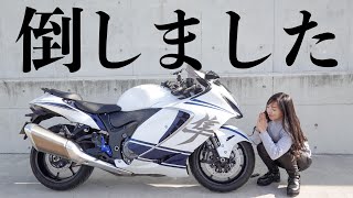 隼を倒すと修理はいくらになるのでしょうか。 suzuki hayabusa gsx1300r【モトブログ】 [upl. by Huda]