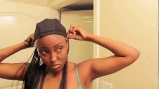 Full QuickWeave Wig using Outre Velvet Remi Tutorial [upl. by Maisel]