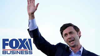 Jon Ossoff defeats Sen Perdue in Georgia Senate runoff Fox News projects [upl. by Atelahs]