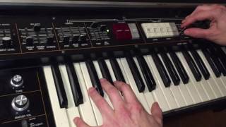 Testing Roland Vocoder Plus VP 330 Analog Vintage Synth [upl. by Buyse461]