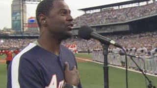 2005 ASG Brian McKnight performs national anthem [upl. by Atirehc]