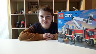 Lego 60282 City Grote Ladderwagen Unboxing [upl. by Phene702]