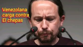 Mujer de origen peruano revela la verdad de Pablo Iglesias [upl. by Keenan]