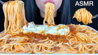 ASMR Spaghetti bolognese  Mukbang Eating Sounds [upl. by Ettennil327]