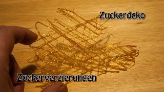 Zuckerdeko Zuckerverzierungen selber machen [upl. by Ainer]