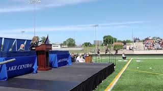 Lake Central High School Graduation Ceremony 5 30 2021 [upl. by Hairahcaz]