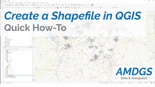 How to Create a shapefile in QGIS [upl. by Selda]