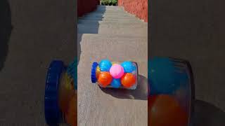 Orbeez glass bottles  Crushing soft things shorts asmr experiment satisfying [upl. by Litt]