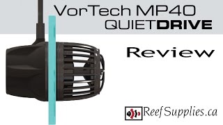 Ecotech Marine Vortech MP40wQD Quietdrive Video Review [upl. by Lomasi]