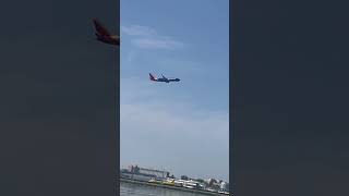 Southwest 737 Goaround at LaGuardia shorts aviation laguardiaairport planespotting [upl. by Angel]