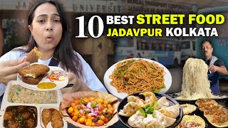 10 Best Street Food in Jadavpur Kolkata  Fish Fry Ghugni Momo Chowmein amp more [upl. by Swanhilda354]