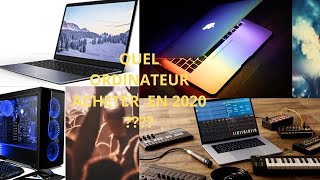 QUEL ORDINATEUR ACHETER MAC OU PC POUR LA MUSIQUE EN 2020 [upl. by Clarinda]