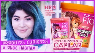 🧡PRODUTOS CURIOSOS E ONDE HABITAM Máscara Empoderamento Capilar [upl. by Hapte882]