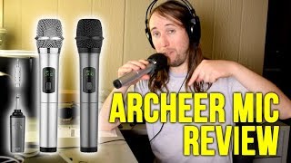 Archeer K380A Microphone Review Karaoke Mic Review [upl. by Joline]