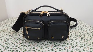 Louis Vuitton Utility Crossbody  Review  Whats in my bag [upl. by Aset]