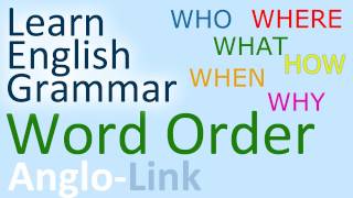 Word Order Sentence Structure  English Grammar Lesson Part 1  B1Intermediate [upl. by Meave112]