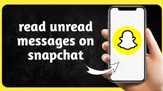 how to read unread messages on snapchat [upl. by Surtemed]