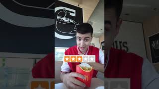 Probé McDonalds de 1 estrella vs 5 estrellas ¿Cuál es MEJOR [upl. by Oterol]