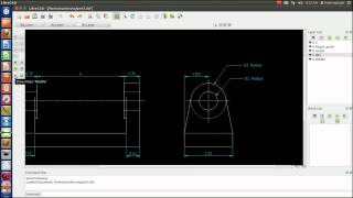 LibreCad Tutorial 4  Dimensioning  part 2 of 2 [upl. by Odnomra645]