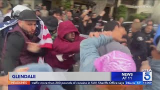 Arrests made fights break out amid Glendale school board meeting on Pride curriculum [upl. by Linad]