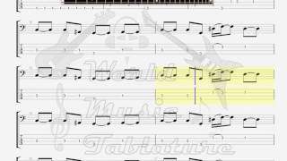 Enanitos Verdes Guitarras Blancas BASS GUITAR TAB [upl. by Airres]