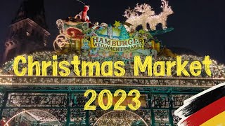 Hamburg Christmas Market 2023 [upl. by Elatsyrc]