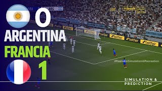 Francia 10 Argentina Resumen  Juegos Olímpicos Paris 2024 Fútbol masculino  eFootball simulación [upl. by Byrom]