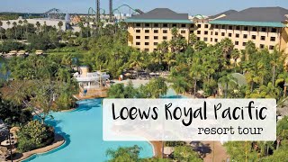 Loews Royal Pacific Resort Tour at Universal Orlando [upl. by Rastus739]