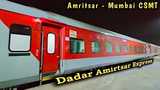 First LHB Run Legendary 11057 Amritsar  Mumbai CsmtDadar Express [upl. by Marcellus64]