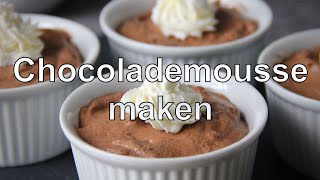 Chocolademousse maken [upl. by Enaillil771]