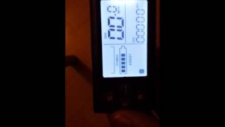 Electric bike LCD Display test [upl. by Abelard]