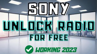 How to Find the SONY Radio Code Serial to Unlock a Car Stereo for FREE [upl. by Neo995]