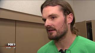 Saints punter Thomas Morstead donates 221143 donation to Childrens Minnesota [upl. by Lesli]